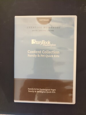 Story Book Creator Plus: Content Collection Family & Pet Quick Kits, CD