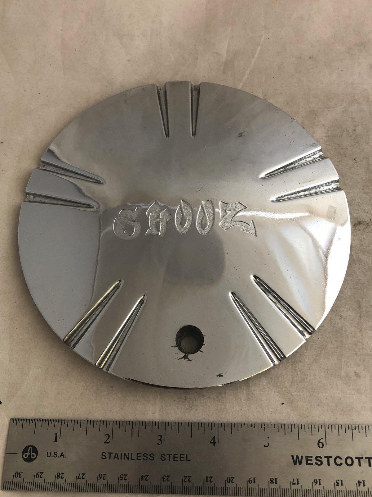 SHOOZ Custom Wheels Wheel Rim Hub Cover Chrome Center Cap M-292 S612-36-image