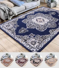 Classic Traditional Oriental RUGS Persien Area Rug Bordered Medallion CARPET