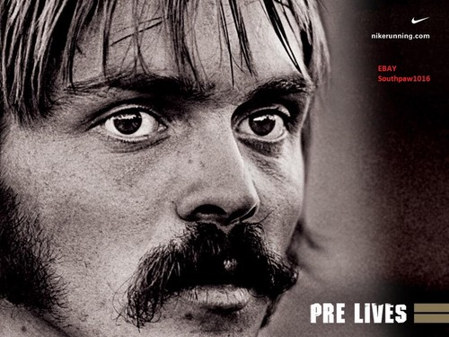 Classic Nike Running Motivation "Pre Lives" Steve Prefontaine Reprint Ad