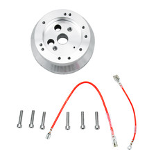 5 6 Hole Steering Wheel Polished Short Hub Adapter Kits For Chevy Gmc Chrysler