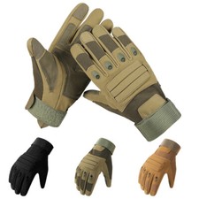 Guanti Tattici Protezione Nocche Esercito Militare Combattimento Paintball Training Gear