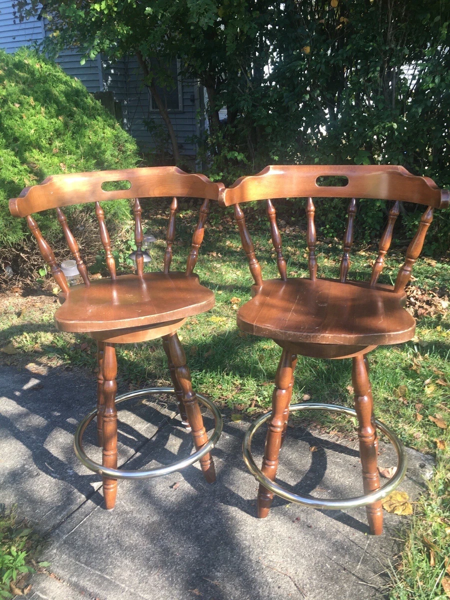 Colonial swivel bar deals stools
