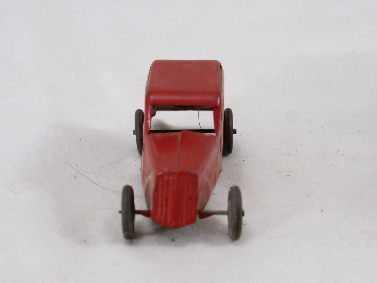 Penny Toy Voiture En Tôle Rouge – Jouets Montelimar France – 9,5 Cm – Rare