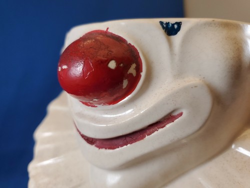 Vintage McCoy Clown Cookie Jar with Lid 1940's Estate Fresh - Picture 10 of 10
