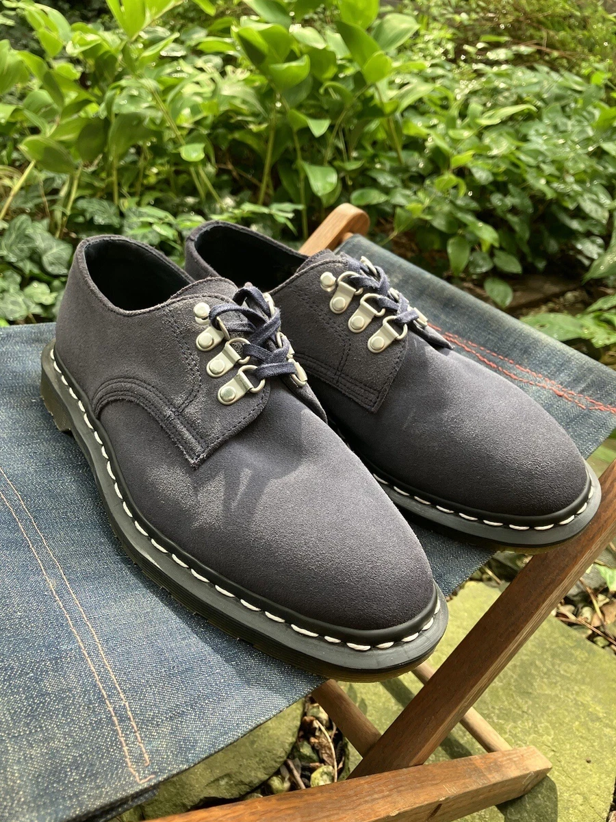 Blue suede dr martens cheap