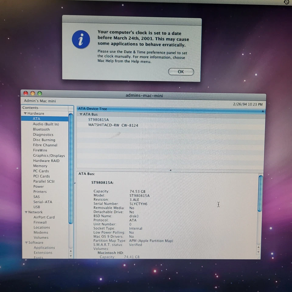 Apple Mac mini Desktop - M9687LL/B (September, 2005) Includes Power Adapter - Image 4 of 4