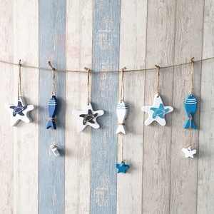 1 X Mediterranean Starfish Hung Fish Nautical Decor Hang Crafts