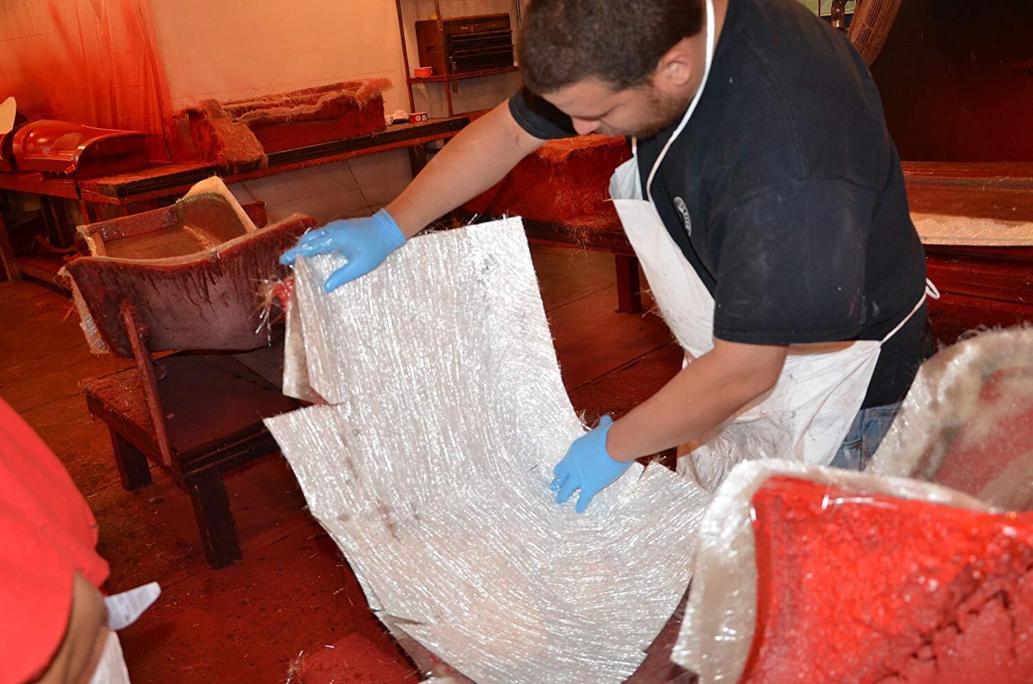 Fiberglass Chopped Strand Mat Roll | Marine Repair Material for Roofing or Boats