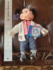 Applause Walt Disney Vintage Sock Hop Mickey Mouse Doll - MINT 