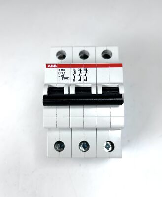 ABB S203, D16 253/440VAC 3 Pole Circuit Breaker Switch