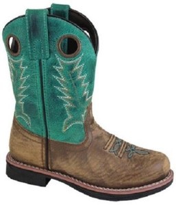 girls teal cowboy boots
