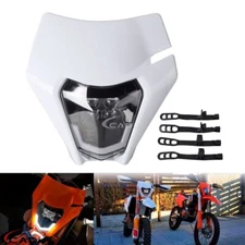 E8 LED Headlight Hi/Lo Beam DRL For Husqvarna FE FC TC TE FX Supermoto Dirt Bike