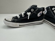 Converse Chuck Taylor Sneakers Size 9 Kids Infant All Star Black Canvas Slip On