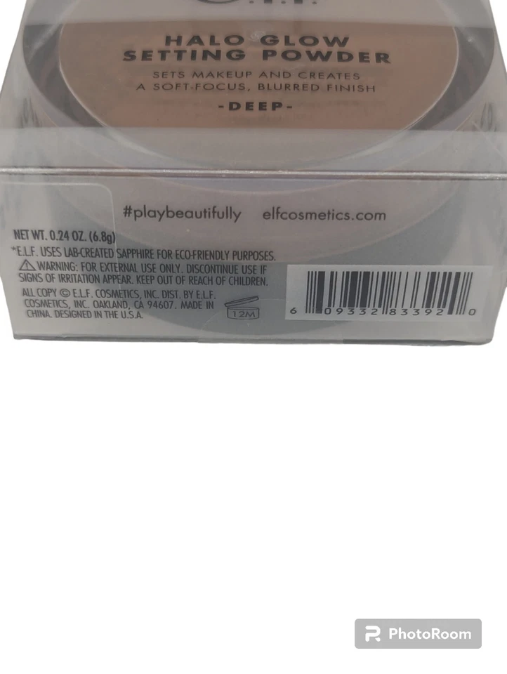 e.l.f. Halo Glow Setting Powder New In Box Shade DEEP - Image 3 of 3