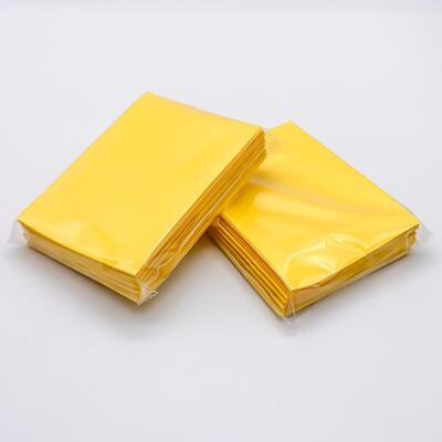Lenayuyu 100pcs Yellow color Protector Standard MTG Card Sleeves 66x91mm Matte