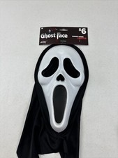 Scream Ghost Face Mask Fun World 'Ghost Face Lives' Plastic Mask 2021