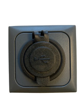 C-Line Twin USB Socket Campervan Boat Motorhome - 1 Way Face Plate