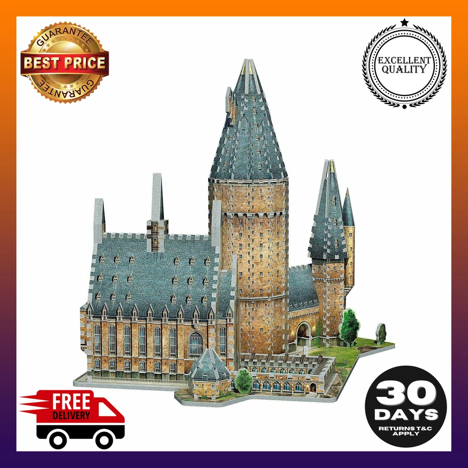 Puzzle Harry Potter Hogwarts Große Halle 3D 850 Teile CANADIAN - image 2 of 3