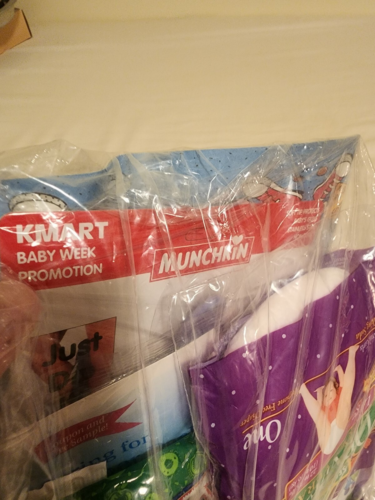 Vintage Kmart Elmo Gift Bag Set Drypers Sesame Street One Year Old Ford