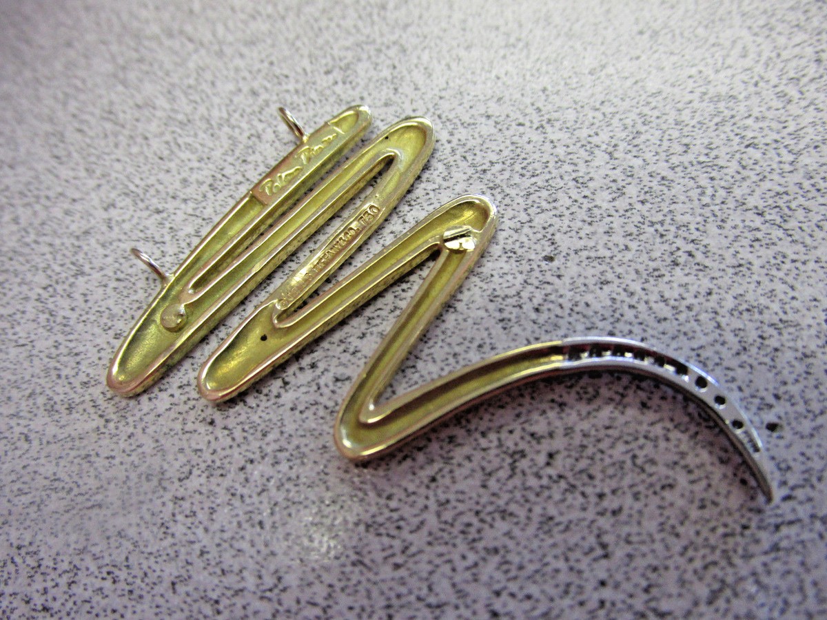 18K Tiffany & Company Paloma Picasso Scribble or Zig Zag 18K Tiffany & Company Paloma Picasso Scribble or Zig Zag