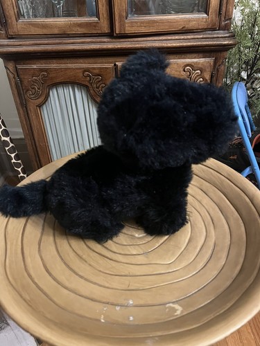 Vintage Russ Berrie DUFFY Scottish Terrier Plush Black Puppy Dog HTF - Picture 3 of 8