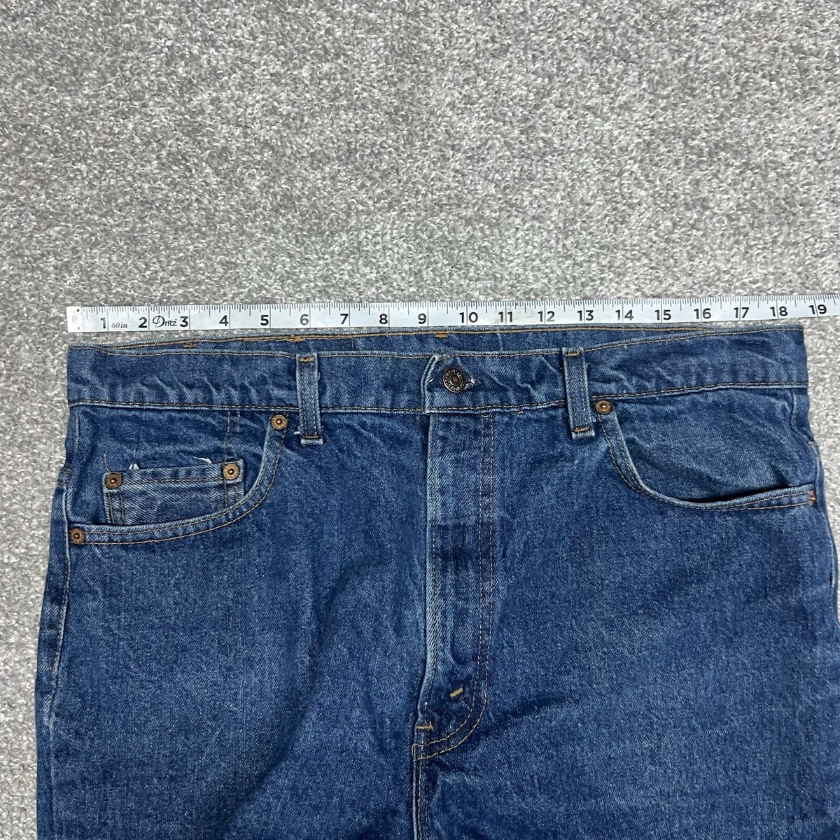 VINTAGE Levi's 517 0217 Jeans Mens 38x31 Blue Denim Bootcut USA