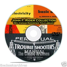 Perpetual Troubleshooters Manual, John Rider's Vintage Radio Schematics DVD B89