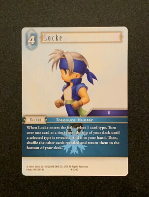 Final Fantasy TCG, Opus 9 - Locke 9-039C - Common - Ice