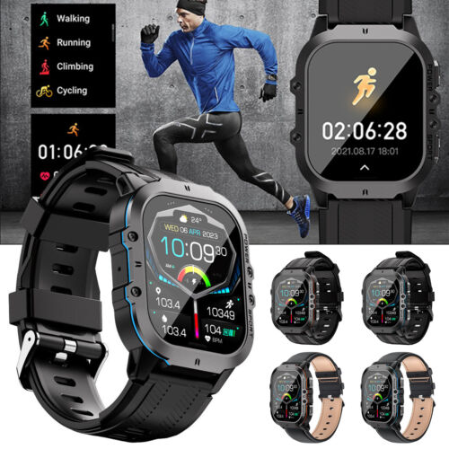 2024 Smart Watch For Iphone Android Bluetooth Call Heart Rate Blood Pressure - Picture 1 of 26