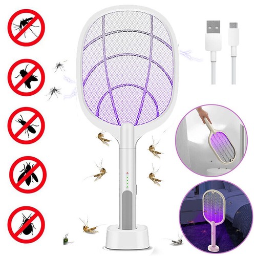 Elektrische Fliegenklatsche Insektenvernichter Mückenklatsche Elektro-Klatsche - Bild 5 von 12