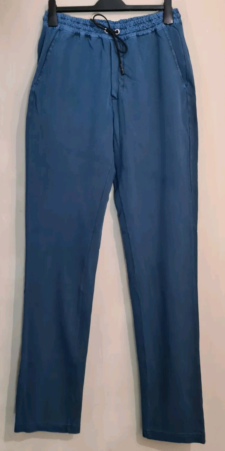Peuterey Tiburon PGM Sweatpant Joggers PEU3200 Blue Size Large 36" W