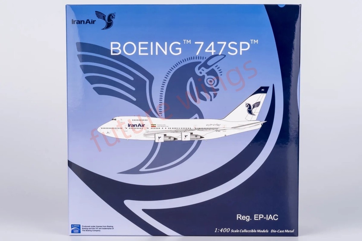 1:400 NG Models NG07041 Iran Air B747SP EP-IAC Aircraft Model+Free