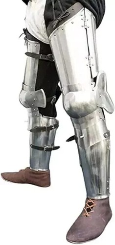 Medieval Steel Armor Leg Combat Full Set Leg gusard Armour LARP and Halooween - Picture 10 of 13