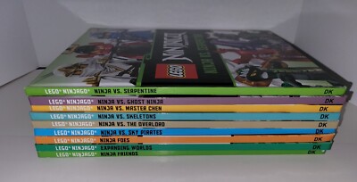 LEGO NINJAGO MASTERS OF SPINJITZU COLLECTION 9-BOOK SET HARDCOVER