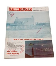 FLYING SAUCERS Mysteries of the Space Age Magazine Issue #48 August, 1966