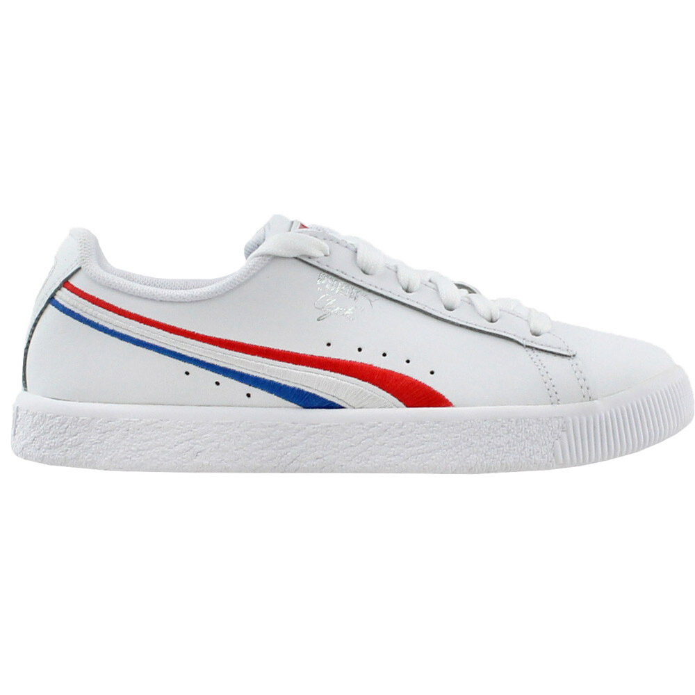 Кроссовки Puma Clyde 4Th Of July для мальчиков, размер 1 М, Повседневная обувь 365744-01