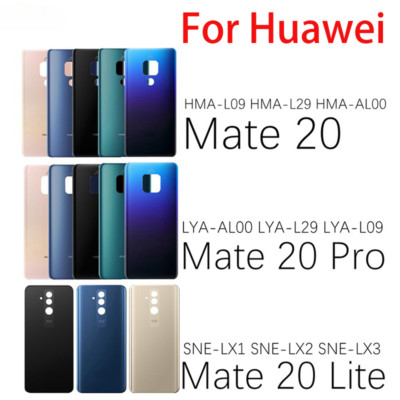 For Huawei Mate 20 Mate 20 Pro Lite Battery Cover Back Glass Panel Battery Cover