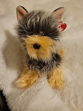 TY Classic Daisy Yorkie Dog Plush Stuffed Animal Toy 2007 Puppy Fast Shipping