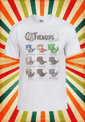Catvengers Marvel Comic Katze Kätzchen Männer Frauen Weste Tank Top Unisex T-Shirt 1794
