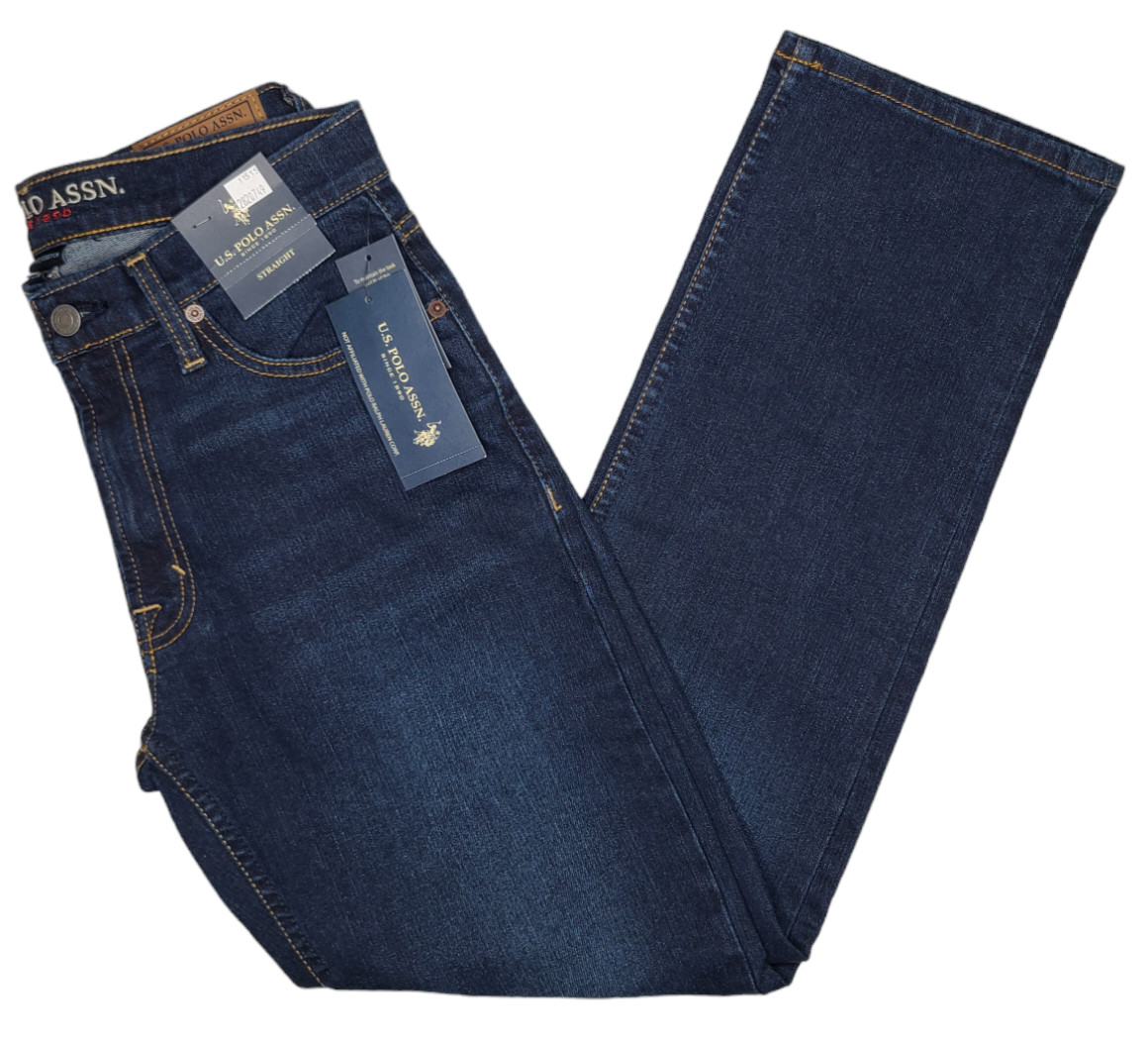 U&period;S&period; Polo Assn&period; &num;11515 NEW Men&apos;s Straight Fit Stretch Jeans
