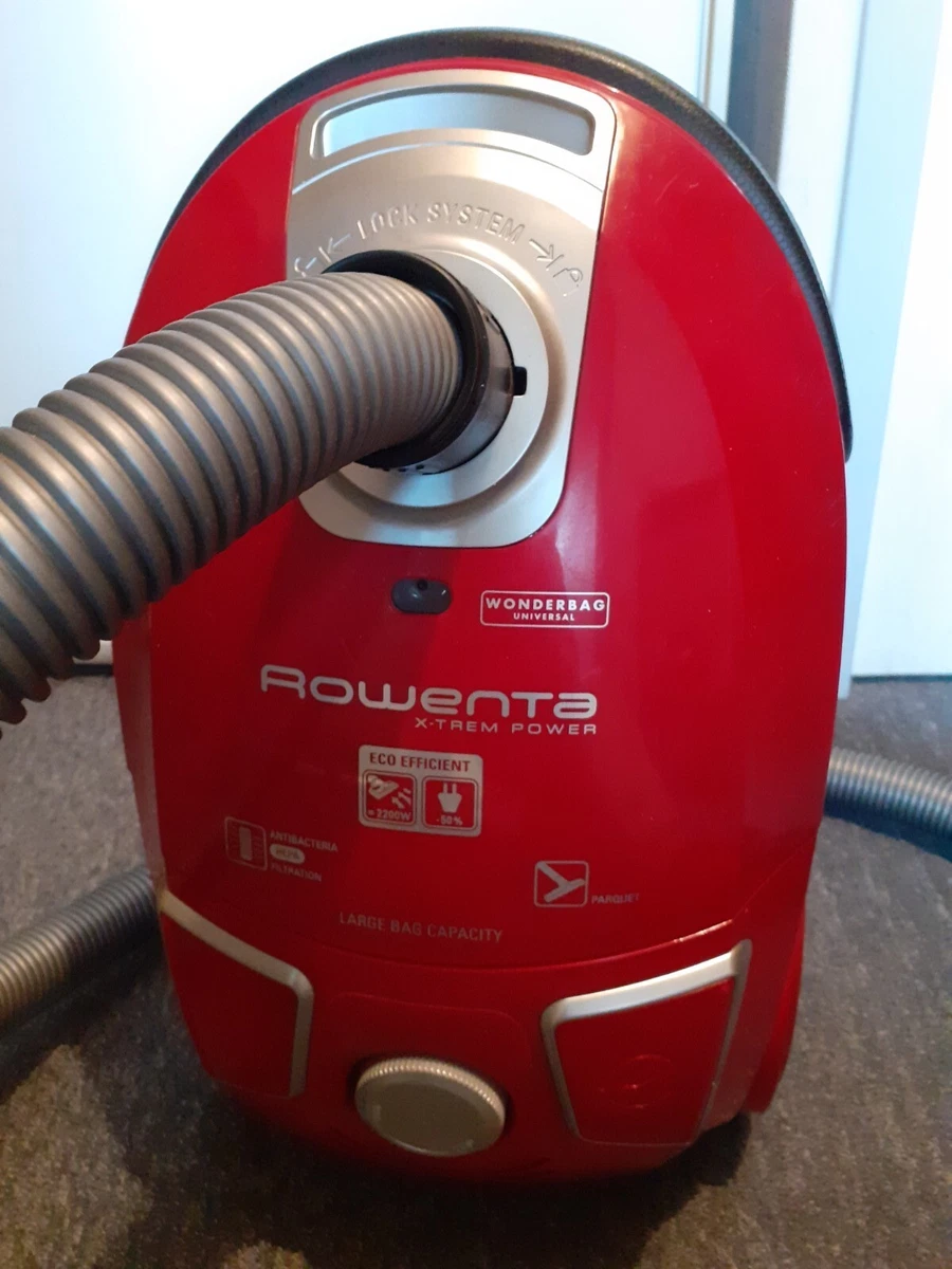 Aspirateur ROWENTA rouge taille compacte - Très peu servi