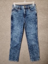 J Crew Classic Vintage Jeans Womens 27 Blue High Rise All Day Stretch Straight