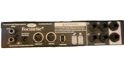 オーディオインターフェイス Focusrite Saffire Pro 14 Firewire400 Focusrite Saffire PRO 14 Digital Recording Interface for sale
