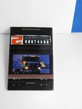 WHITE TRANSPORT TRUCK ROAD COMMANDER 2 VINTAGE MATCHBOOK DEALER ADVERTISING