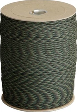 Atwood Rope MFG Parachute Cord Woodland Nylon Construction Rated For 550 LBS