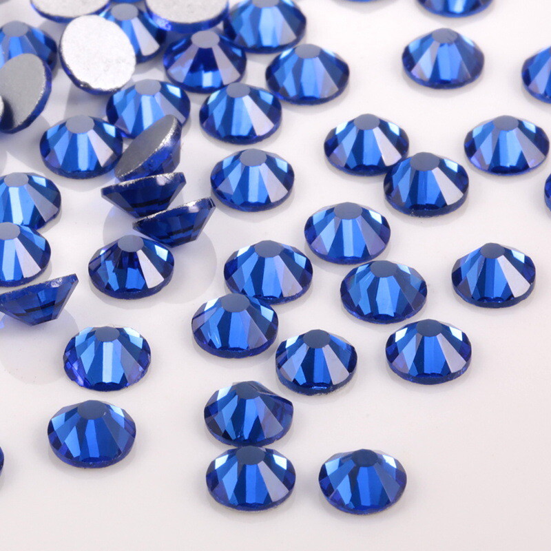 Gemme Glitterate Di Qualit&agrave; Eccellente SS3-SS50 Pietre Flatback Cristallo Trasparente Strass Non Hotfix Decorazione Per Nail Art Strass Y0100-Crystal Hot Fix,SS30 6.6mm-288pcs