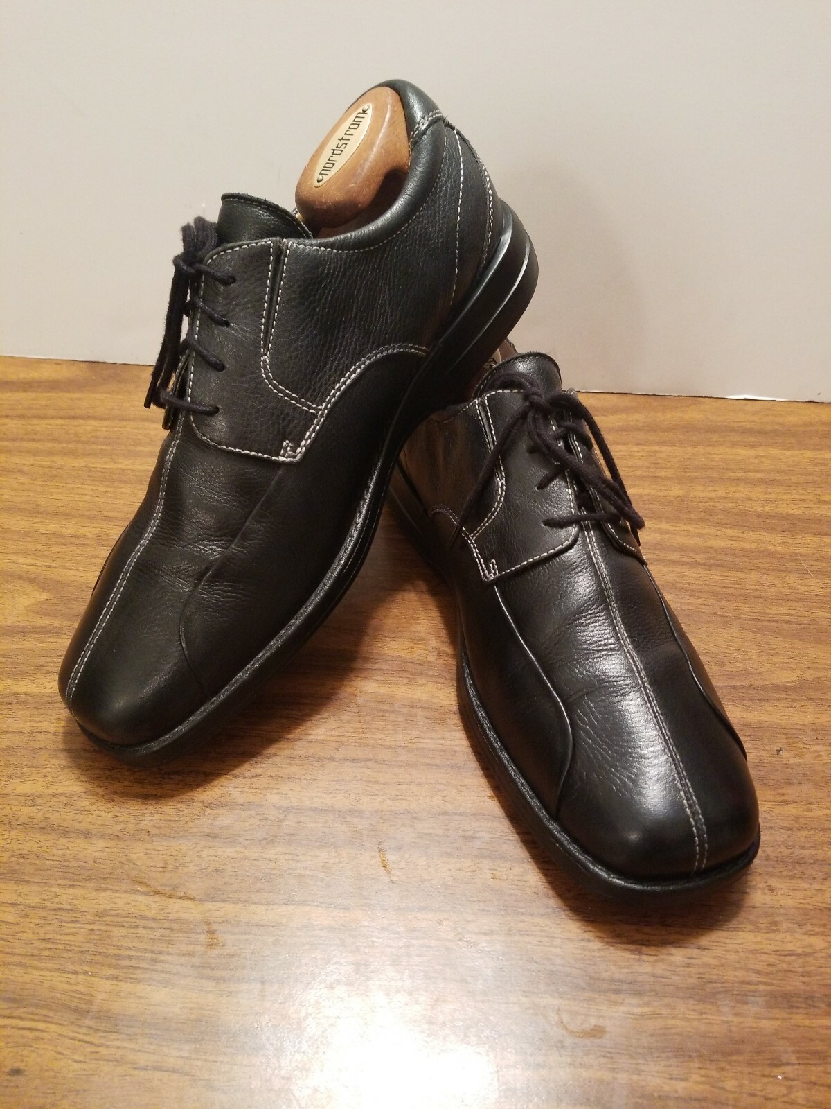 SAOLA DOCKERS TOMAIA IN PELLE STILE PRO SUOLA IN GOMMA 11 M NERO OXFORD