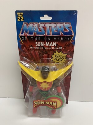 Masters Of The Universe   MOTU Sun-Man  Action Figure ~ 5.5 in