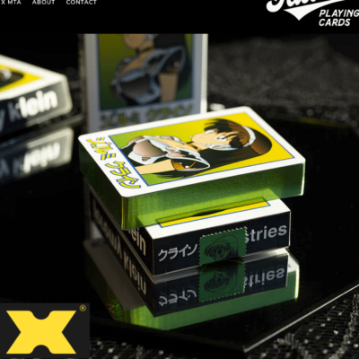 Jeremy Klein Dream Girl Playing Cards Green Gilded Edition by